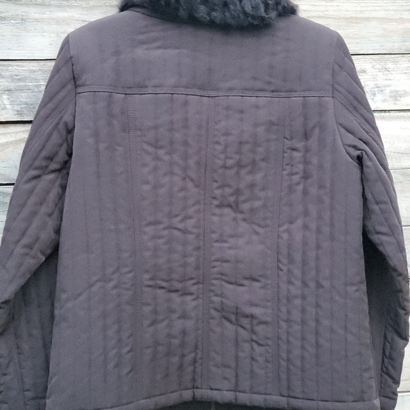 Esprit Quilted Brown Jacket - Picture 5 of 8